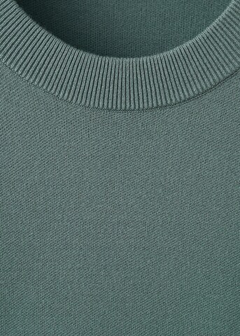 MANGO MAN Sweater 'Luxus' in Green