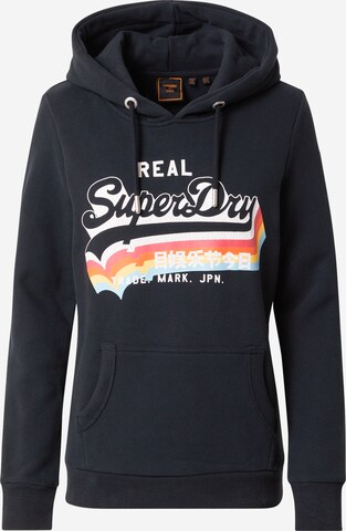 Superdry - Sudadera en azul: frente