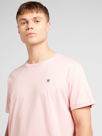 Hackett London Μπλουζάκι σε ροζ