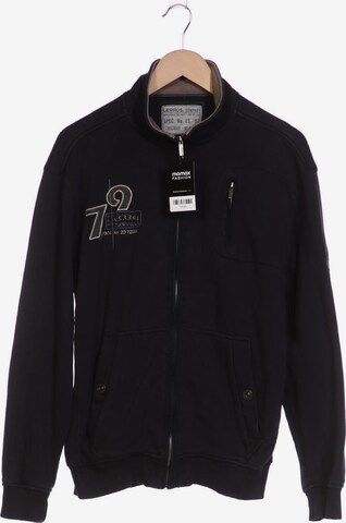 LERROS Sweatshirt & Zip-Up Hoodie in L in Black: front