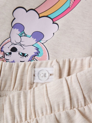 NAME IT - Tapered Pantalón en beige