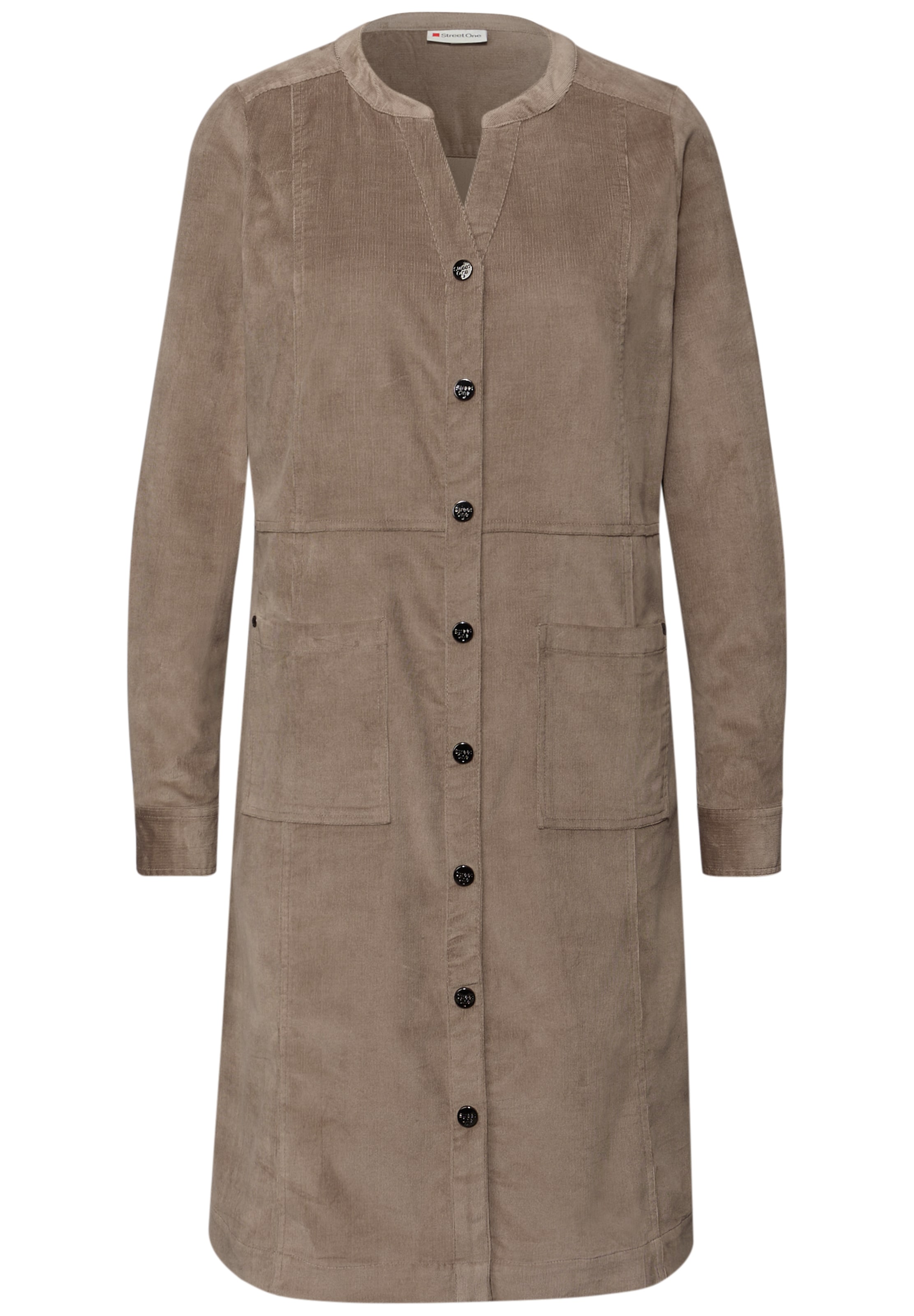 STREET ONE Kleid in Braun: Vorderseite