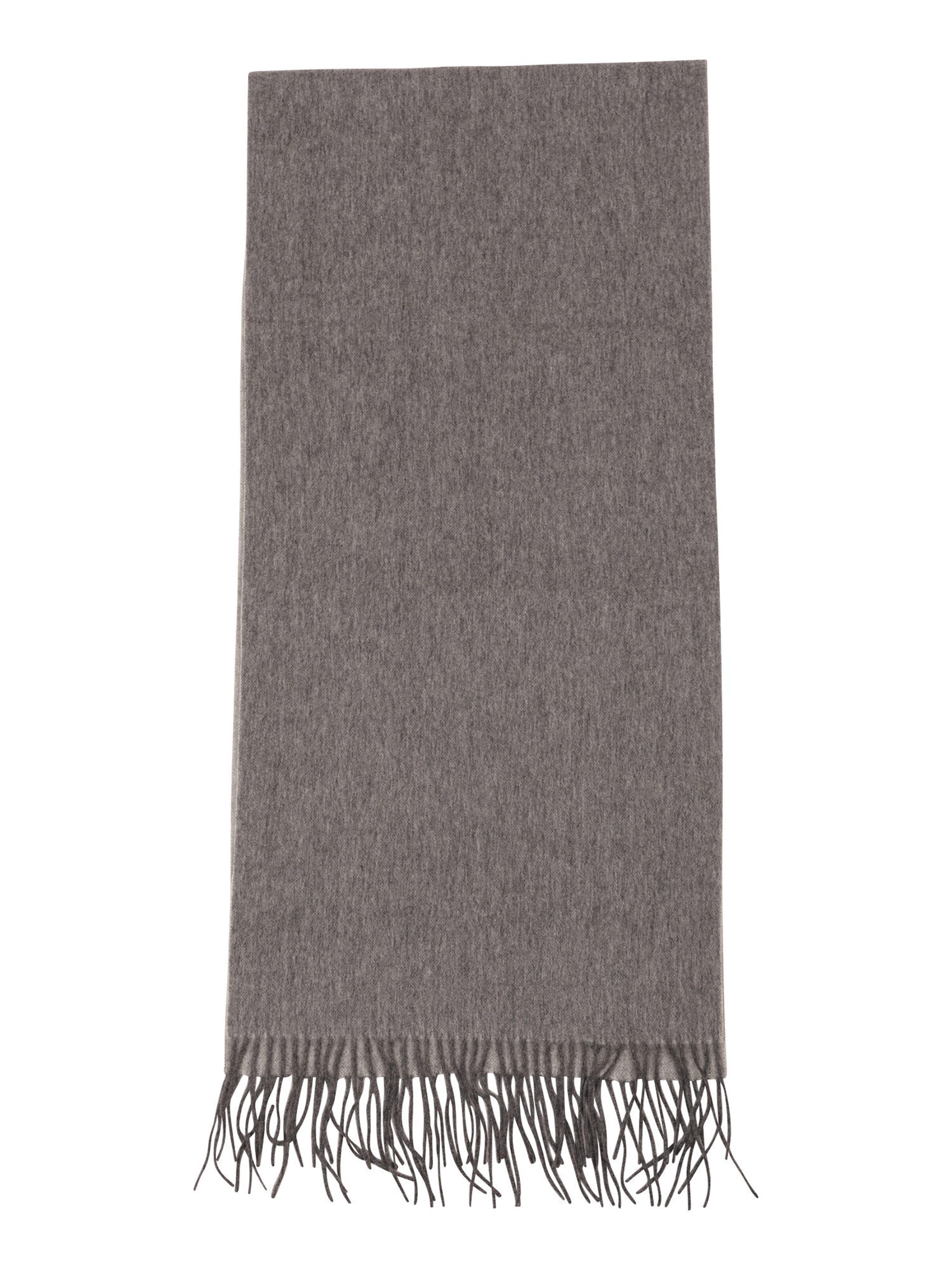 CASH-MERE.CH Sjal 'Double face' i grå