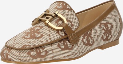 GUESS Mocassin 'Isaac' en beige / marron / or, Vue avec produit