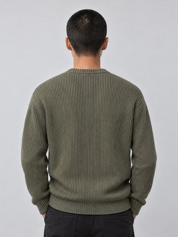 Lowkey - Jersey 'Heavyweight Knit Sweater Strickpullover' en verde