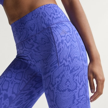 ADIDAS PERFORMANCE Skinny Sportbyxa 'Optime PrimeLift' i lila