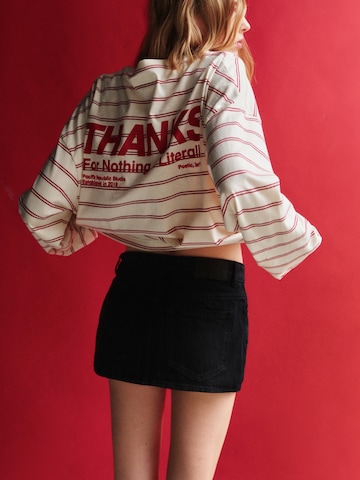 Pull&Bear Hosenrock in Schwarz