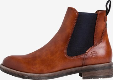 TAMARIS Chelsea Boots i brun