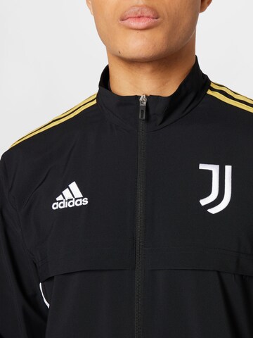 juoda ADIDAS SPORTSWEAR Sportinė striukė 'Juventus Condivo 22 Presentation'