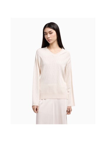 Pull-over ARMANI EXCHANGE en blanc : devant
