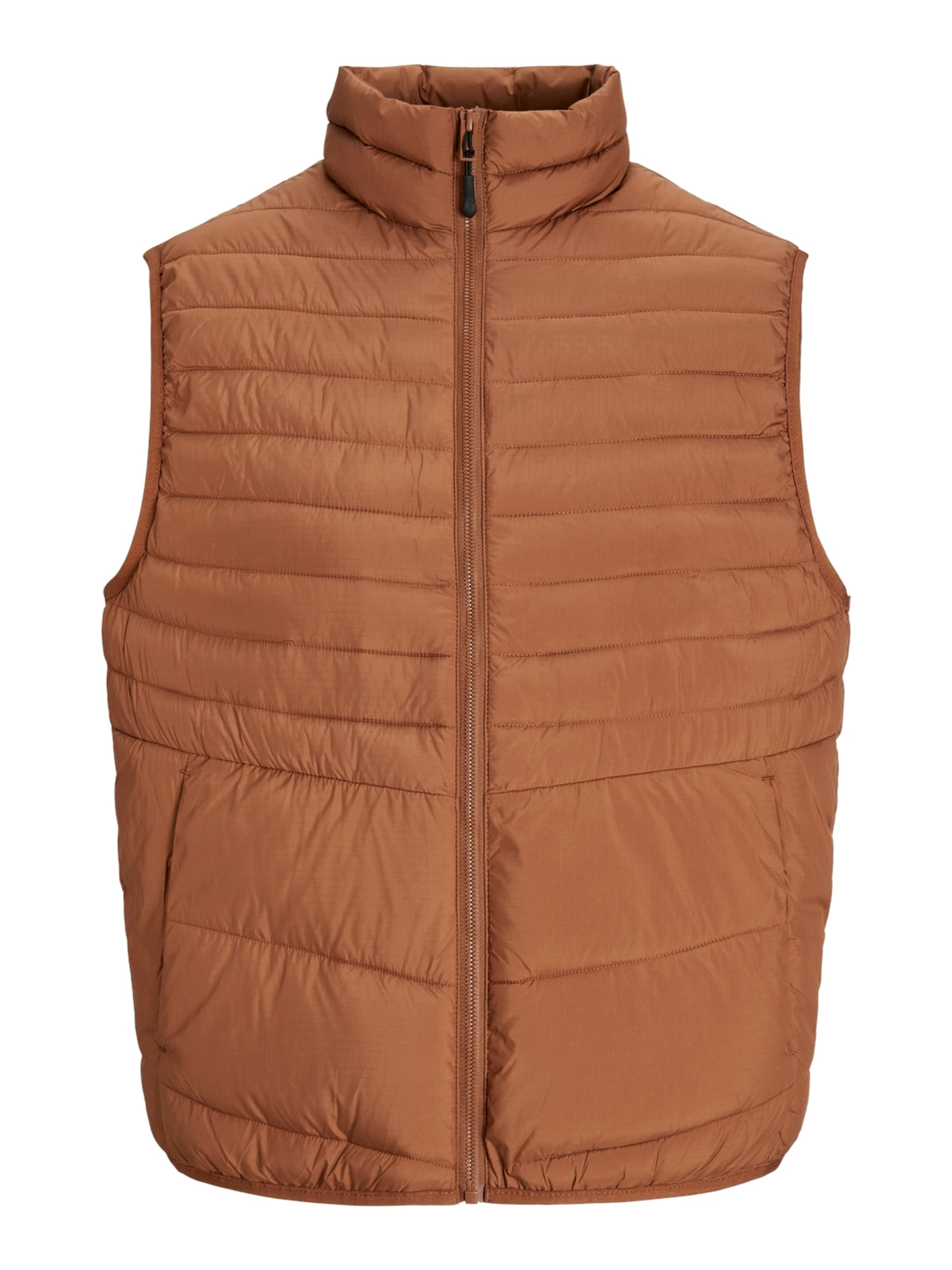 JACK & JONES Vest 'JJEState' in Brown: front