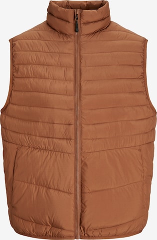 Gilet 'JJEState' di JACK & JONES in marrone: frontale