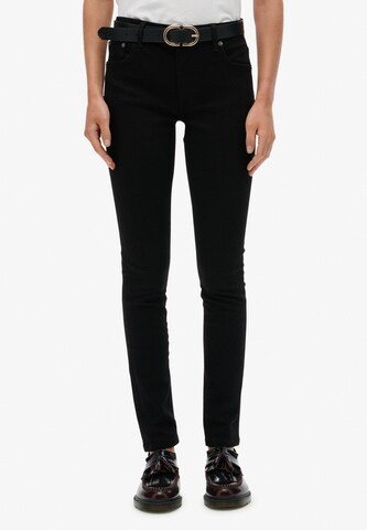 Superdry Skinny Jeans in Zwart: voorkant