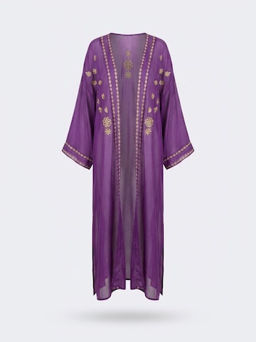 Miss June Kimono 'Kimono Long Bethany'‌‌‌‌ in Lila: Vorderseite