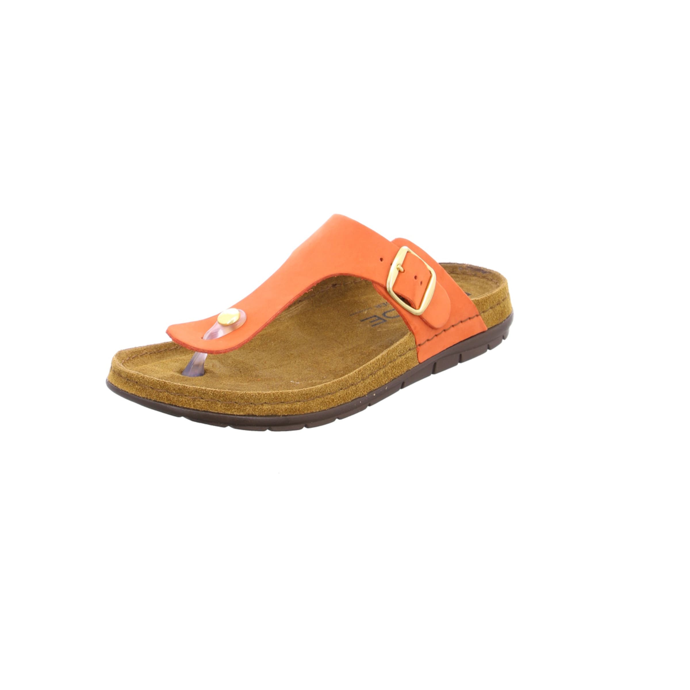 Tongs ROHDE en orange : devant