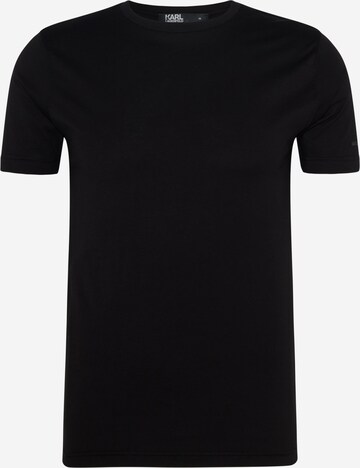 T-Shirt Karl Lagerfeld en noir : devant