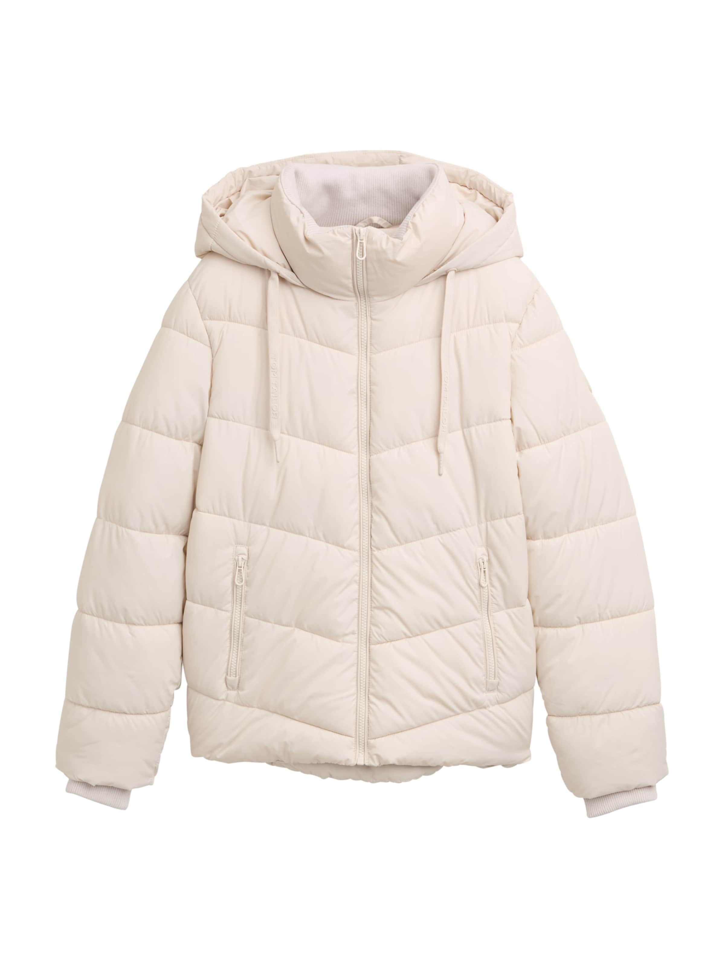 TOM TAILOR Kurtka zimowa w kolorze biały: przód