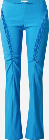 évasé Pantalon NLY by Nelly en bleu : devant