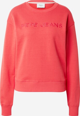 Pepe Jeans Sweatshirt 'HANNA' in Rood: voorkant