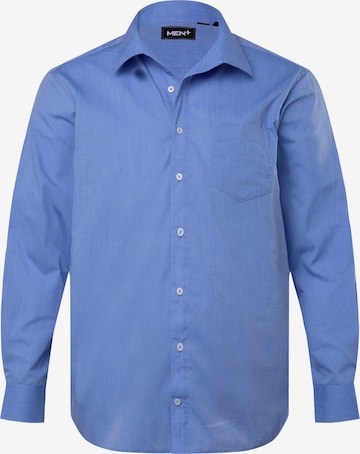 Men Plus Hemd in Blau: predná strana