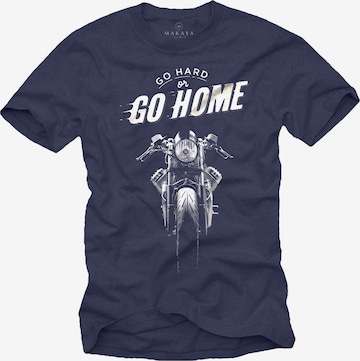 MAKAYA Shirt in Blue: front