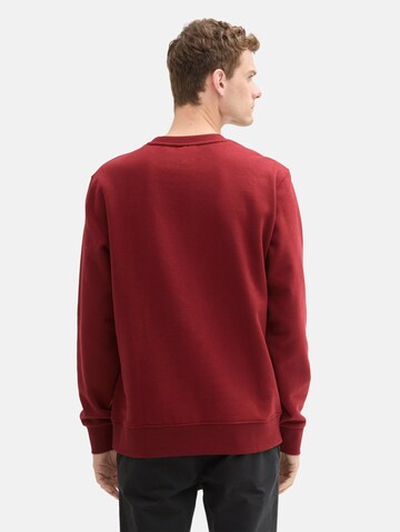 TOM TAILOR Sweatshirt in Red