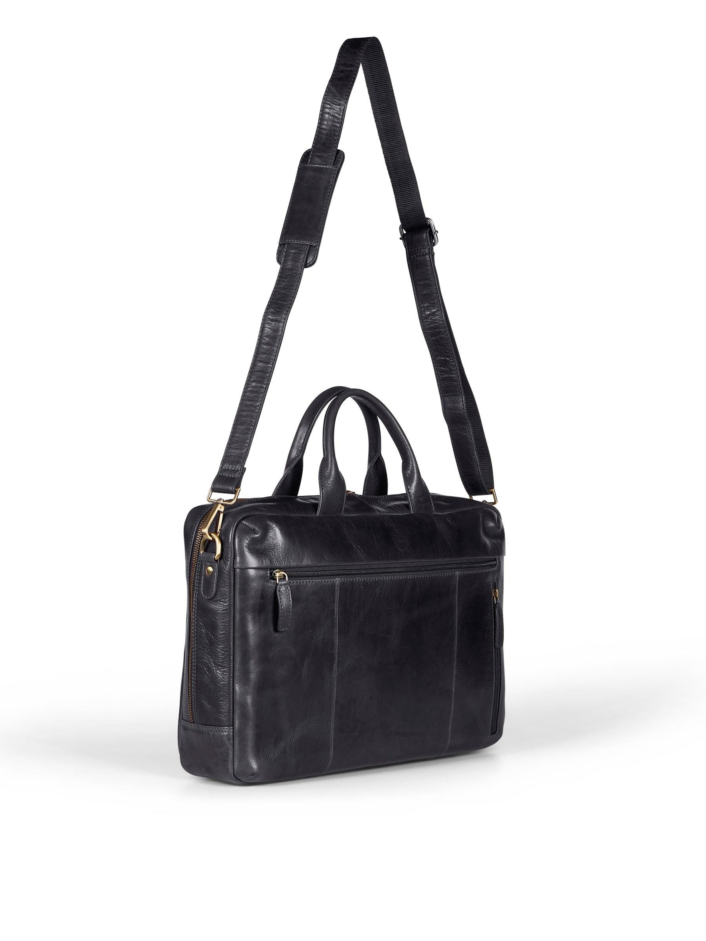 Howard London - Bolsa para portátil 'Laptop Bag Frank Black' en negro