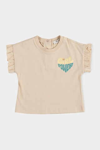 Panço T-Shirt in Beige: Vorderseite