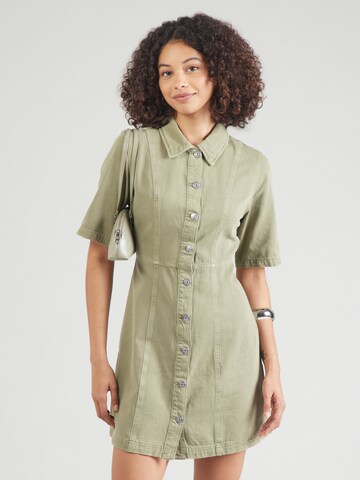Abito camicia di ONLY in verde: frontale