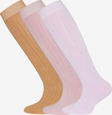 EWERSregular Čarape - smeđa boja: prednji dio