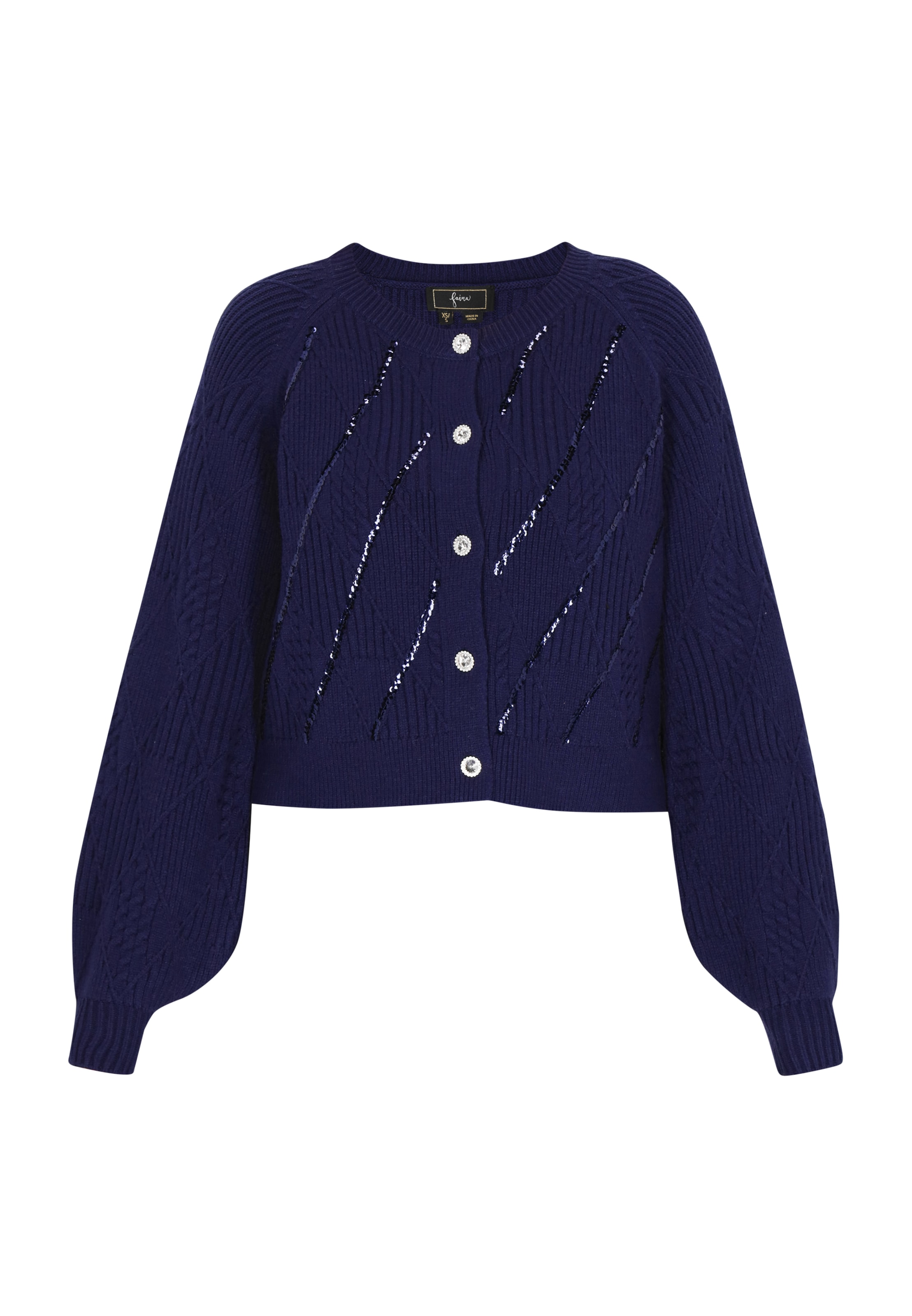 faina Kampsun, värv sinine: eest vaates