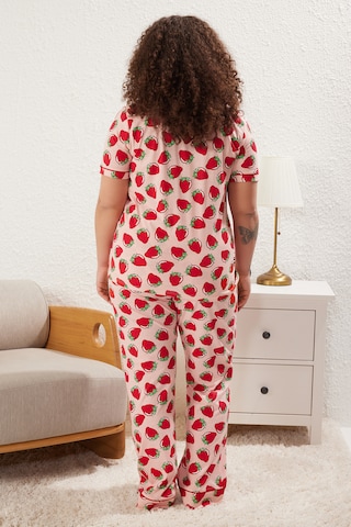 Trendyol Curve - Pijama en rosa