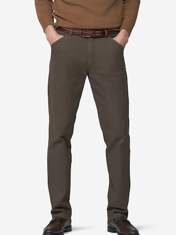 Regular Pantalon chino 'Chicago 2-5628' MEYER en gris : devant