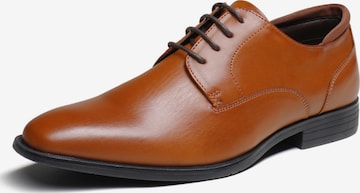Bruno Marc Mocassins 'Bruno Marc Herren Anzugschuhe Derby Schnürhalb Businessschuhe Formale Moderne Klassische' in Bruin: voorkant