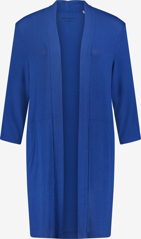 Betty Barclay Gebreid vest in Blauw: voorkant