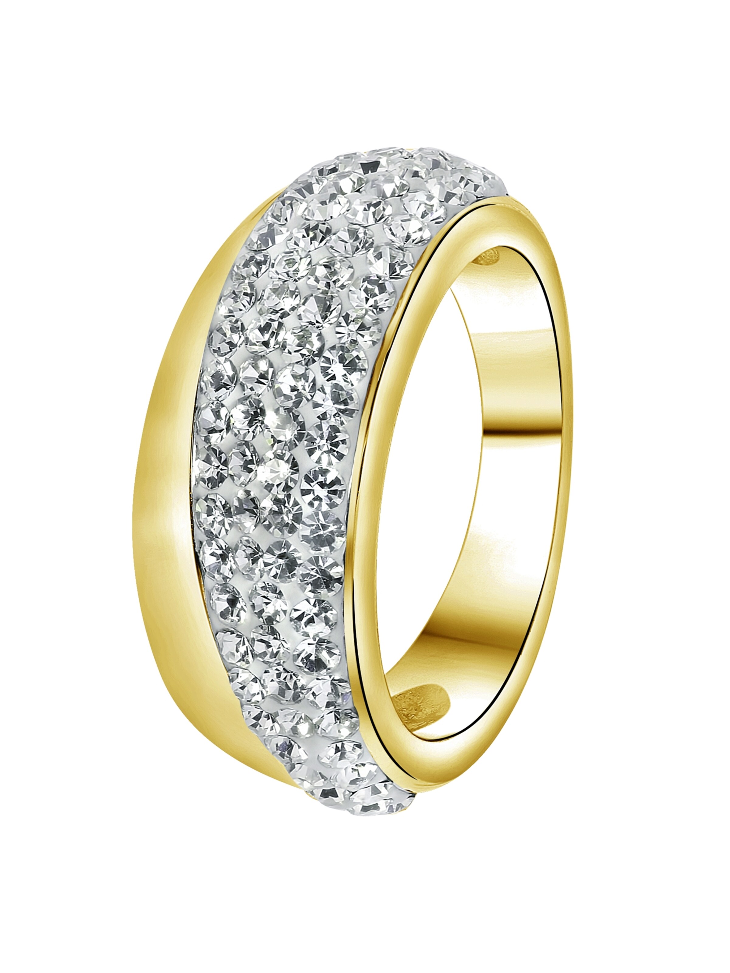 Lucardi Ring in Gold: front