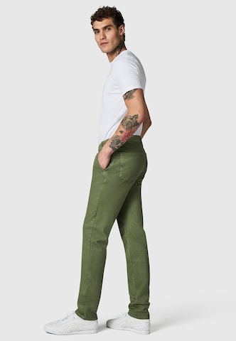Coupe slim Pantalon chino 'Solon' Peak Time en vert