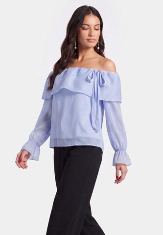 faina Bluse in Blau