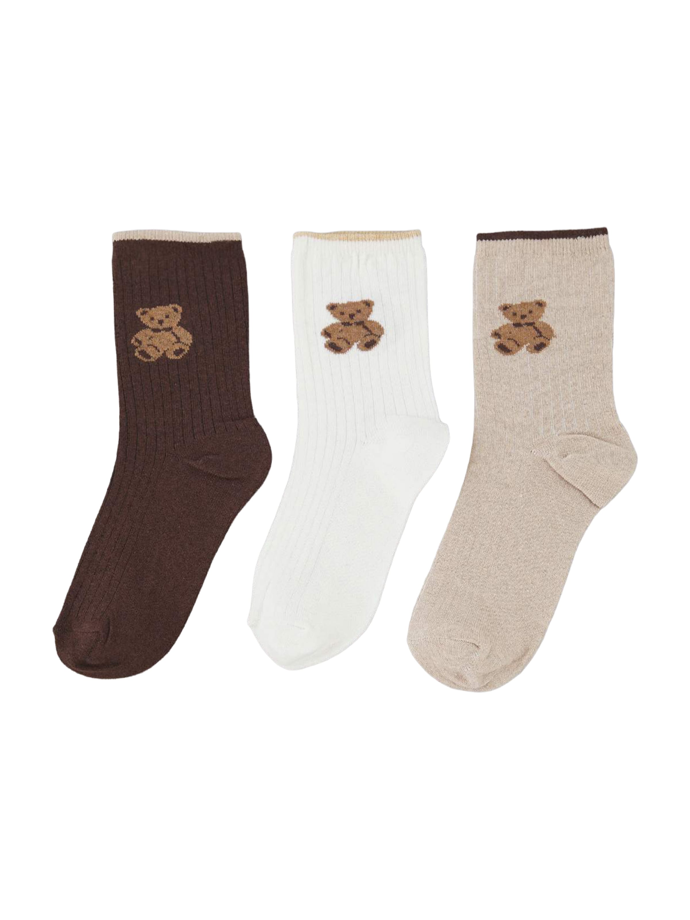 Chaussettes Trendyol en marron : devant