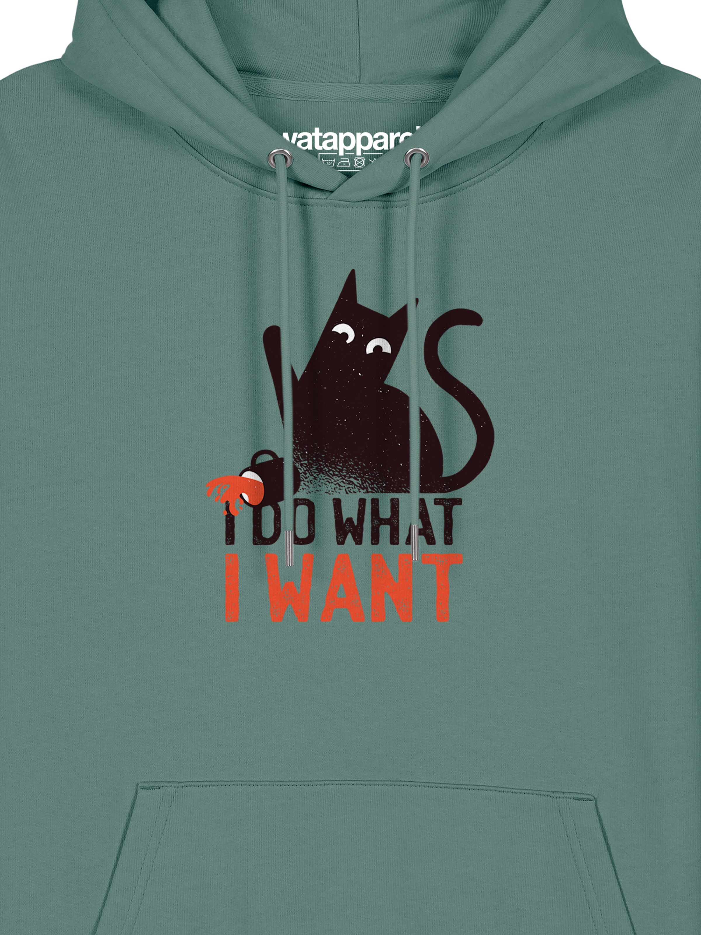 Felpa ' Cat ' di Watapparel in verde