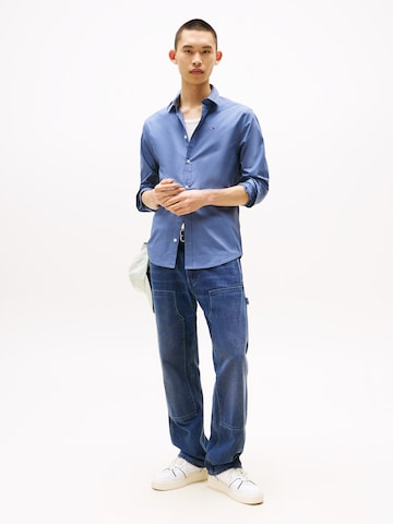 Tommy Jeans - Ajuste estrecho Camisa en azul