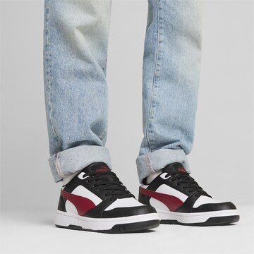 Baskets basses 'Rebound V6' PUMA en blanc : devant