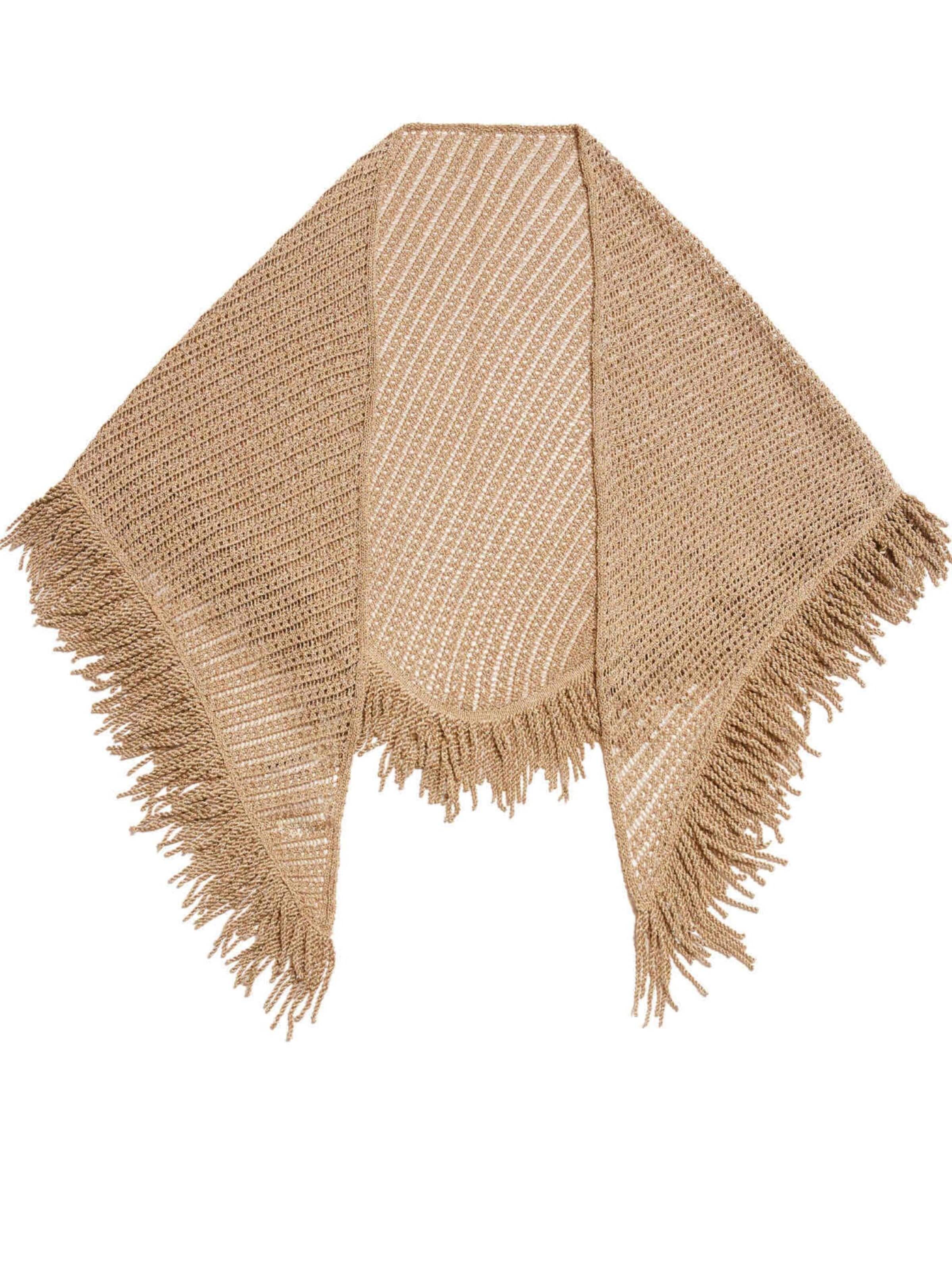 Simona Corsellini Schal‌‌‌‌‌‌‌‌‌ in Beige: Vorderseite