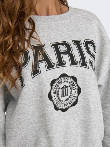 Sweat-shirt ONLY en gris