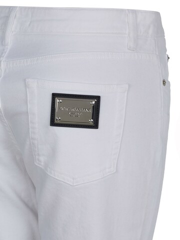 DOLCE & GABBANA Jeans 'Dolce & Gabbana GIRLY Jeans weiß'‌‌‌‌‌‌‌ in Weiß