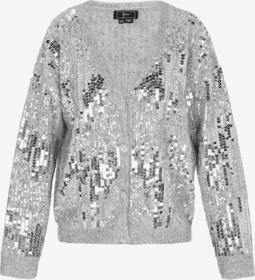 faina Knit cardigan in Grey: front