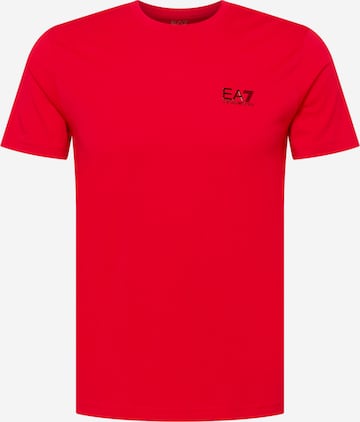 EA7 Emporio Armani - Camiseta funcional en rojo: frente