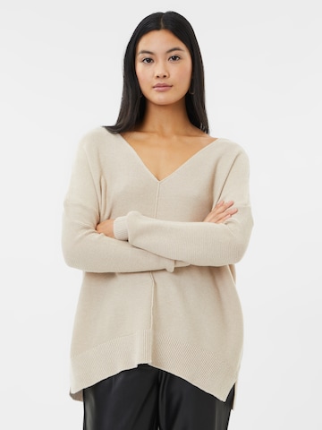 ONLY Sweater 'CLARA' in Grey: front