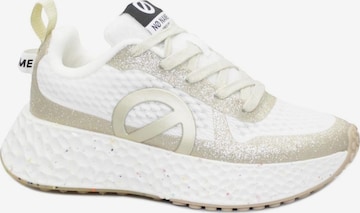 NO NAME - Sapatilhas baixas 'NO NAME CARTER FLY PROTECT white light gold scarpe sneakers donna lacci' em branco: frente