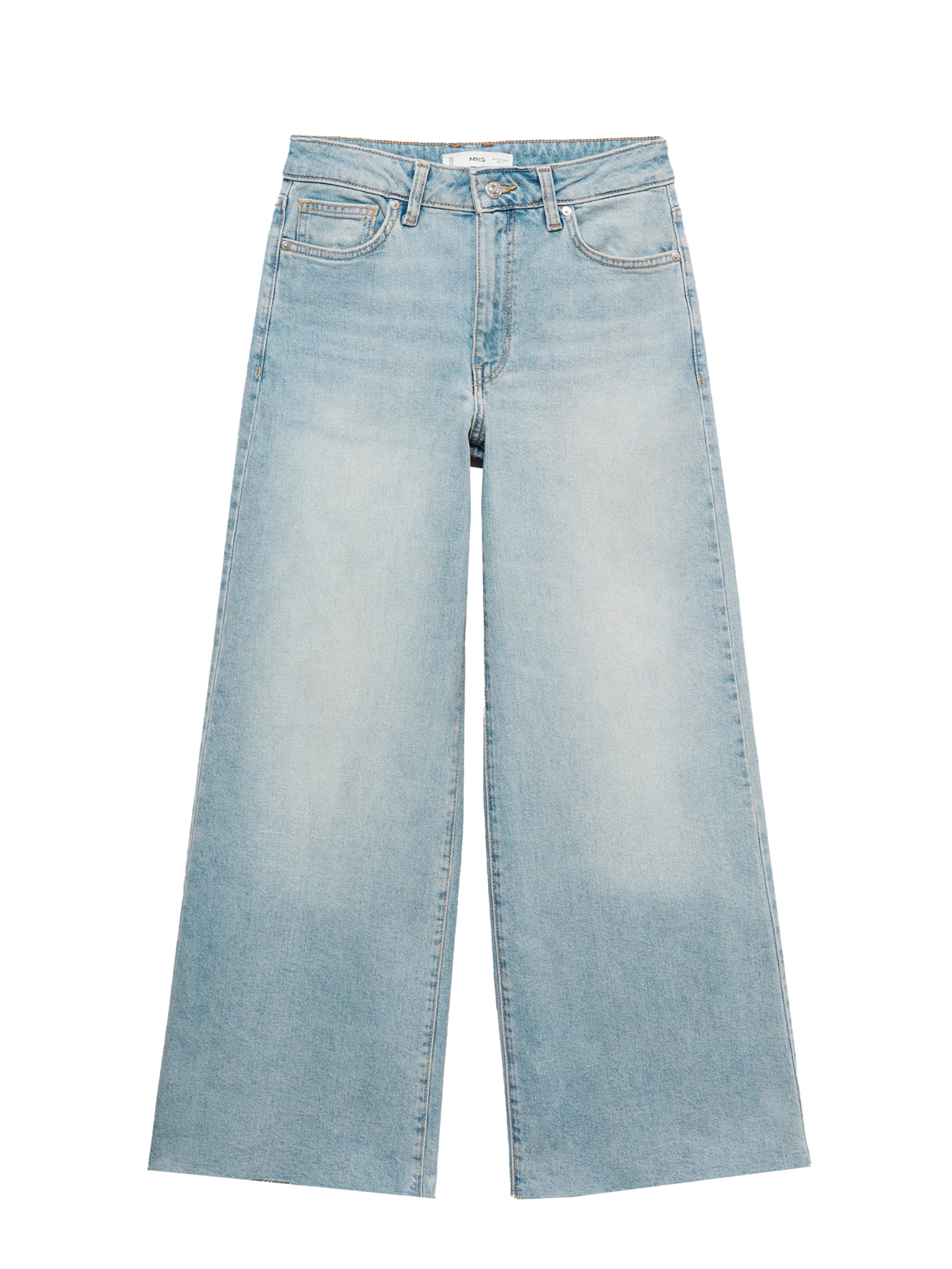 MANGO Regular Farkut 'SHARON' värissä sininen: etupuoli